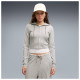 Puma Γυναικεία ζακέτα Essentials Ribbed Full-Zip Slim Hoodie